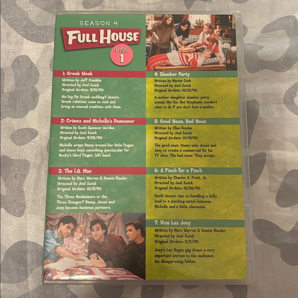 Full House Season 4 DVD *CD’s NOT included*